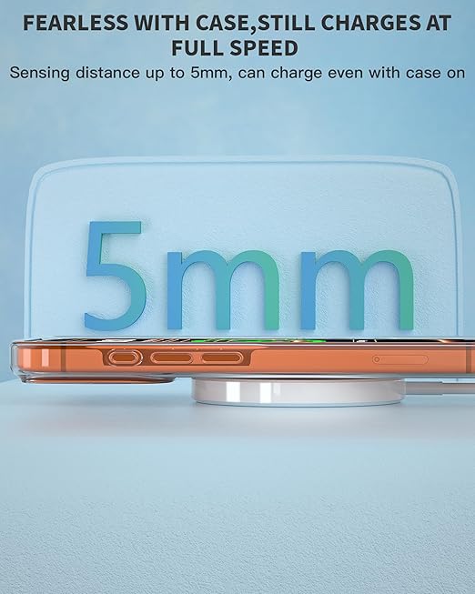 Wireless Magnetic Charger2Pack Fast Apple Mag-Safe Charger iPhone Magnet Charging Pad Flat Mag Safe Charging for iPhone 17Pro Max/16 Pro Max/16Pro/16/15Pro Max/15 Plus/14/13/12/AirPods 3/2/Pro/Pro 2