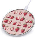Strawberry Wireless Charger Anti-Slip Wireless Charging Pad Slim Charger Mat for Men Women