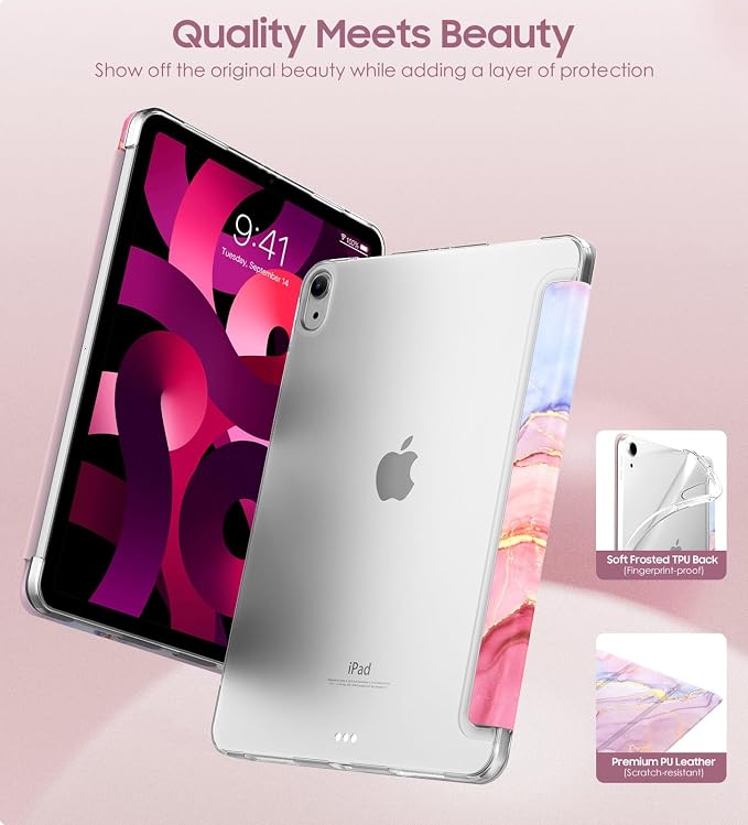 Z-Z light pink gold marble