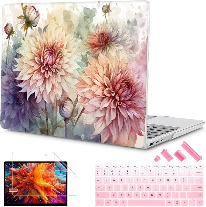 Watercolor Dahlias