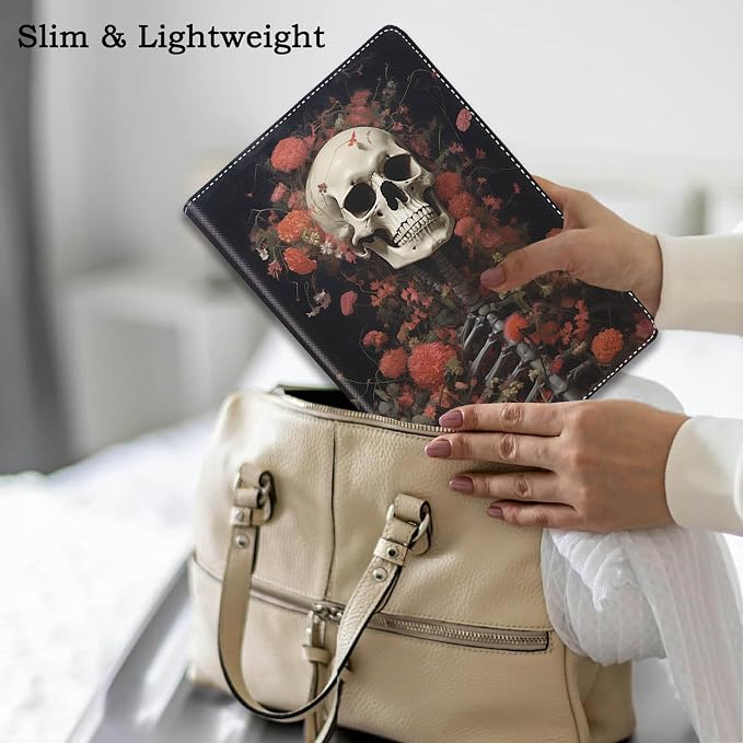 Skeleton with Flower Skull