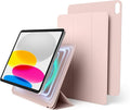 elago Case for iPad A16 10th Generation - iPad Case with Magnetic Attachment to Metal Materials Compatible with elago's Apple Pencil case (Sand Pink)