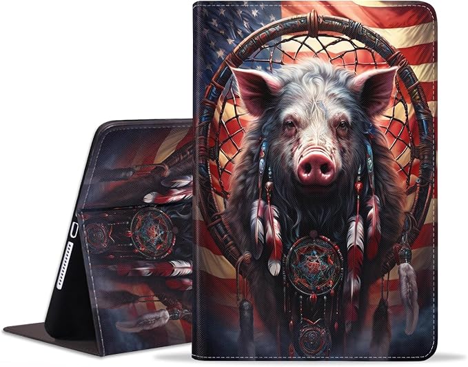 American Flag Dreamcatcher Pig