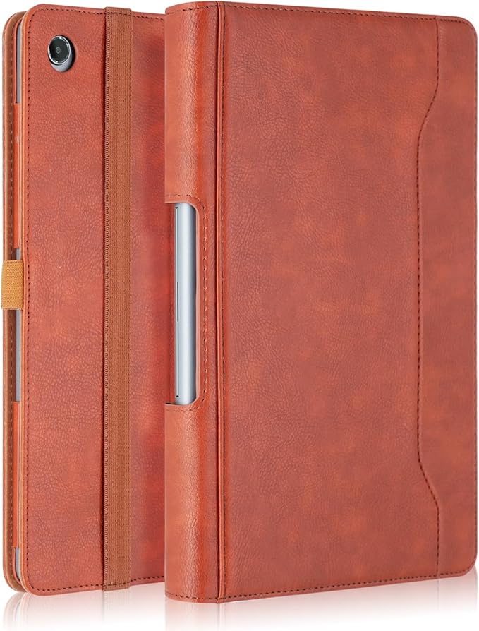 Case Compatible with Lenovo Tab Plus 11.5 inch Tablet PU Leather Business Cover for Pad Studio (TB351FU) Folding Stand CoverBrown
