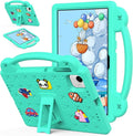 Compatible with Honor Pad X9a 2025 11.5 inch Tablet Case Kids Friendly Universal Lightweight Shockproof Protective Case with Shoulder Strap &amp Stand Handle Mint Green