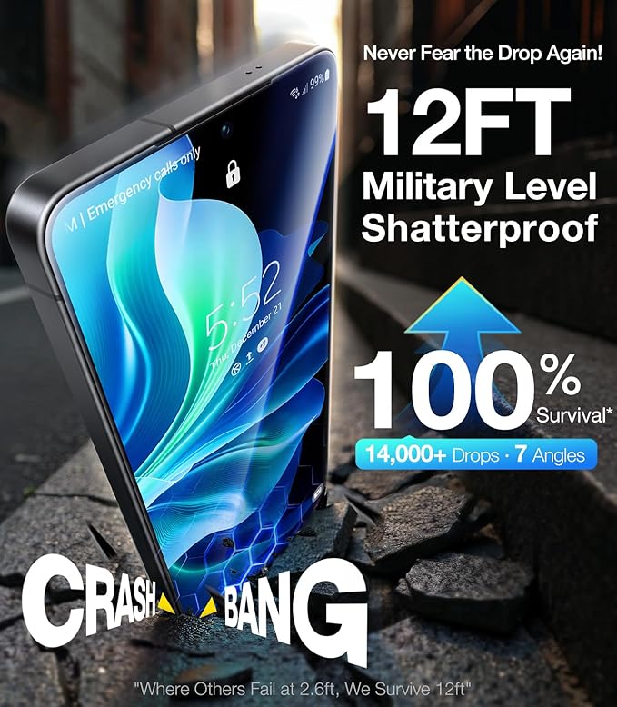 UltraGlass TOP 9H+ Armor for Samsung Galaxy S26+ Plus Privacy Screen Protector [NO.1 Military Grade Shatterproof] S26+ Plus Screen Protector Privacy Glass [100% Anti-Spy] Longest Durable 2 Pack