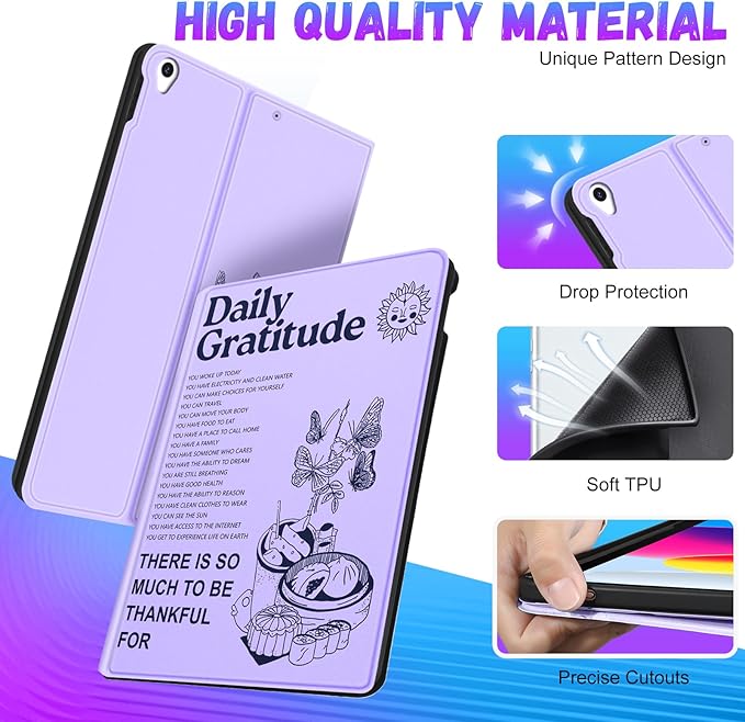 for iPad Air 3rd Generation Case for Apple iPad Pro 10.5 Inch Case Cute Girly Kids Women Girls Kawaii Pretty Butterfly Pretty Unique Design Folio Cover for iPad Air 3 Gen 2019 Pro 10.5 Cases