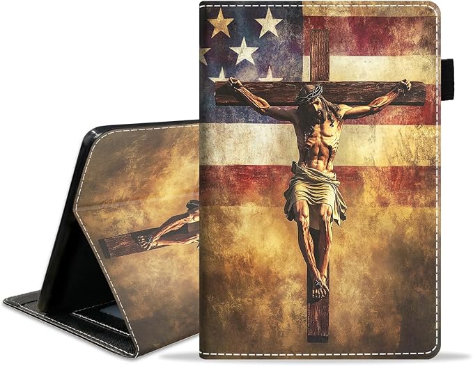 American Flag Holy Cross Jesus