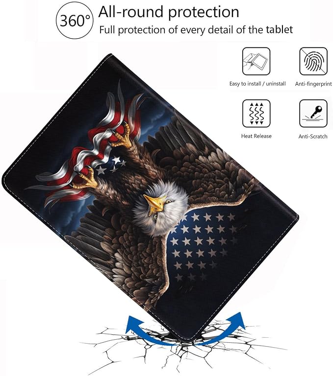 American Flag Bald Eagle