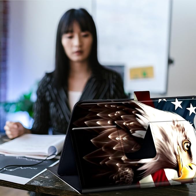 Eagle with American Flag