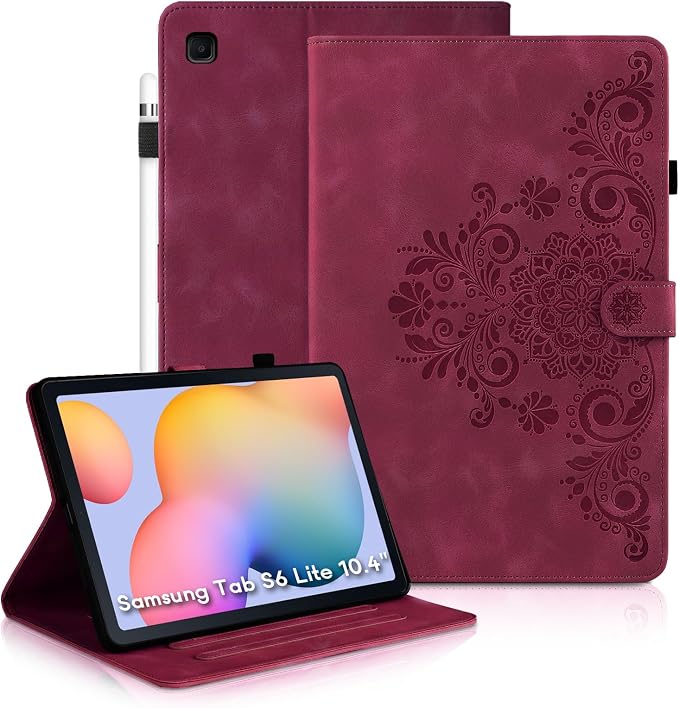 Mandala-Wine Red