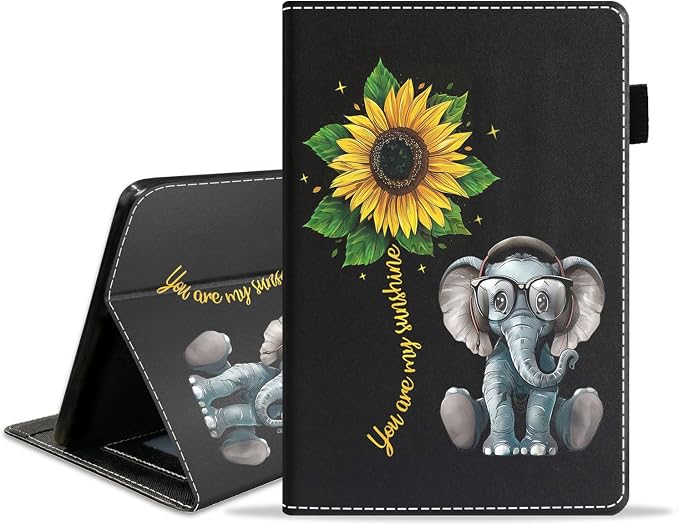 Elephant and Sunflower