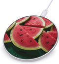 Watermelon Beautiful Wireless Charger Fast Wireless Charging Pad with USB Cable 10W Anti-Slip Magnetic Wireless Charger Portable Slim Charger Puck Travel Charging Station