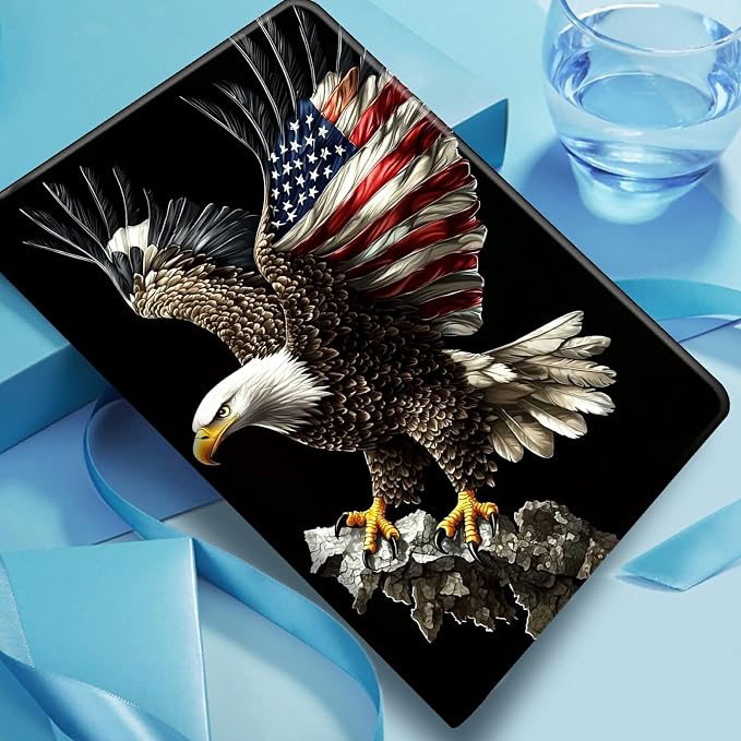 Flying Eagle With Flag