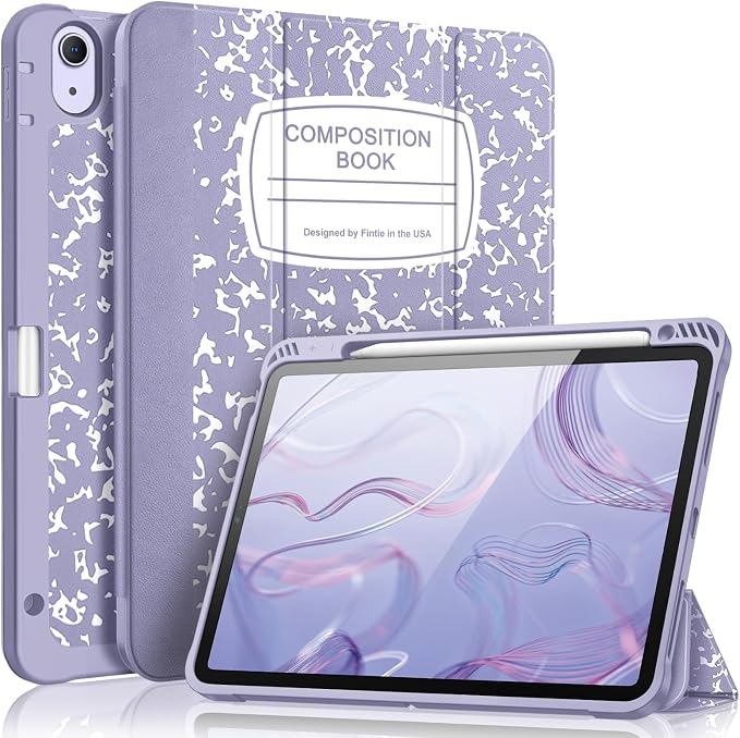 composition book lilac