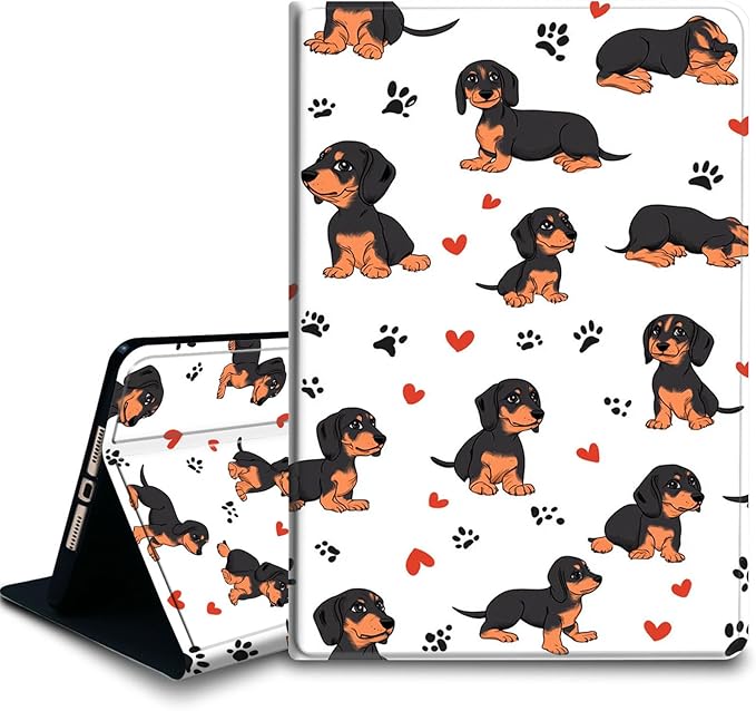 Bxgolkgd Tablet Case for 6.8 Kindle Paperwhite (11th Generation-2021) &amp Kindle Paperwhite Signature EditionAuto Wake/Sleep FunctionDachshund Cute Cartoon