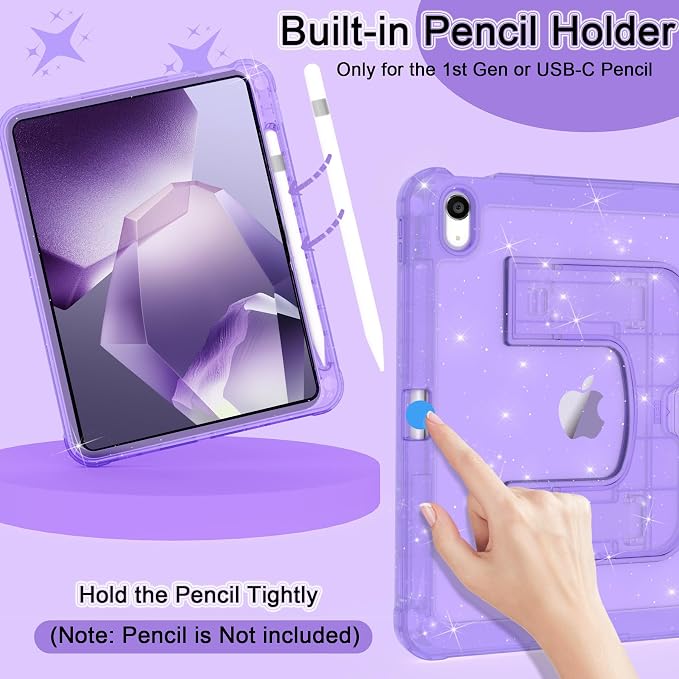 14 Purple Glitter