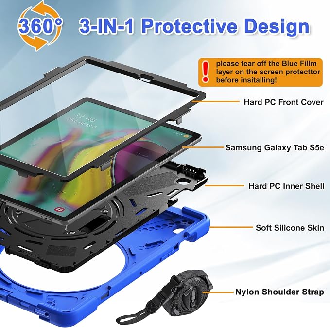 02 Blue (With Screen Protector)