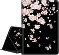 Case for iPad Pro 13 Inch Case M4 (2024 Model 7th Generation)PU Leather Folio Cover with Auto Sleep WakeMulti-Angle ViewinPink Cherry Blossoms