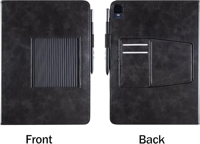 BOZHUORUI Case for XPPen Magic Drawing Pad 12.2 PU Leather Protective Folio Cover with Auto Sleep WakeMultiple Viewing Angles Stand Cover for XP-Pen 12.2 Inch Drawing Tablet (Rock Black)