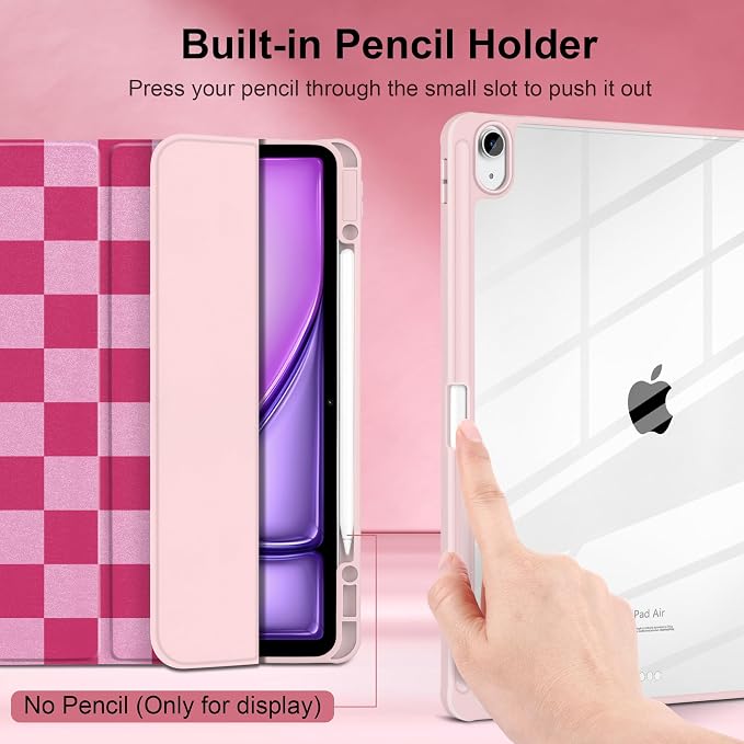 Rose & Light Pink Checkerboard