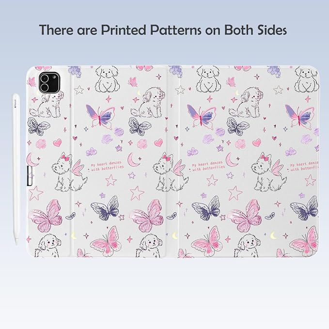 Puppy Butterfly/White