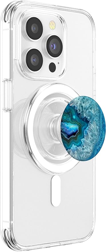 Turquoise Blue Teal PopSockets PopGrip for MagSafe