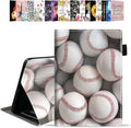 Case for Amazon Kindle Fire HD 10 &amp 10 Plus Tablet 10.1 (13th/11th Generation 2023/2021 Release) - PU Leather Folio Case with Smart Auto Wake/Sleep Baseball