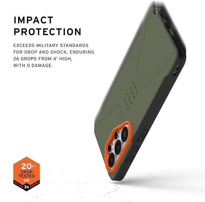 Civilian - Olive Drab/Orange
