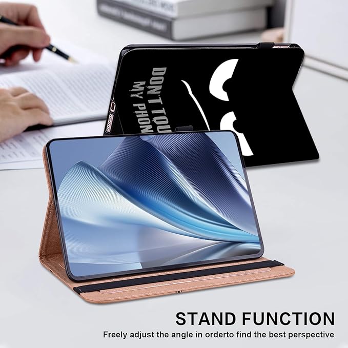 Case for Amazon Kindle Fire Max 11 Tablet (13th Generation 2023 Release) Stylus Holder Shockproof Wallet Leather Cover for Fire Max 11 Case Don't Touch