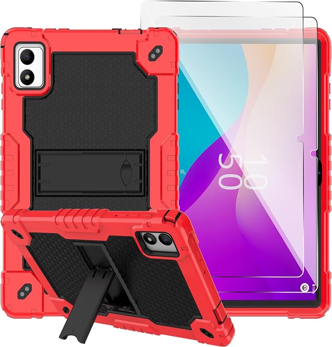 Red/Black+2PCS Glass