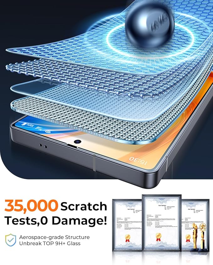 MRGLAS 2+2 Packs for Samsung Galaxy S26 Ultra Screen Protector 6.9'' with Camera Lens Protector [Auto-Dust Removal] [100% Fingerprint Unlock] HD 9H Tempered Glass 10X Military Protection Zero-Bubble