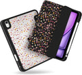 MecBevia Case for iPad Air 11-inch M4 2026 / M3 2025 / M2 2024 Slim Protective Cover with Built-in Pencil Holder Auto Wake/Sleep Tiny Floral