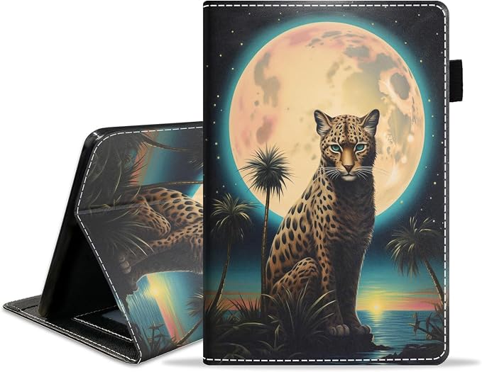 Leopard Under The Moon