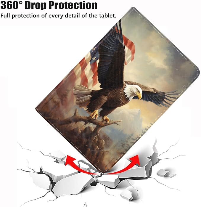 American Flag Bald Eagle