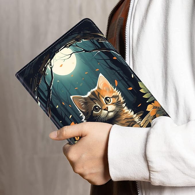 Cat Under the Moon