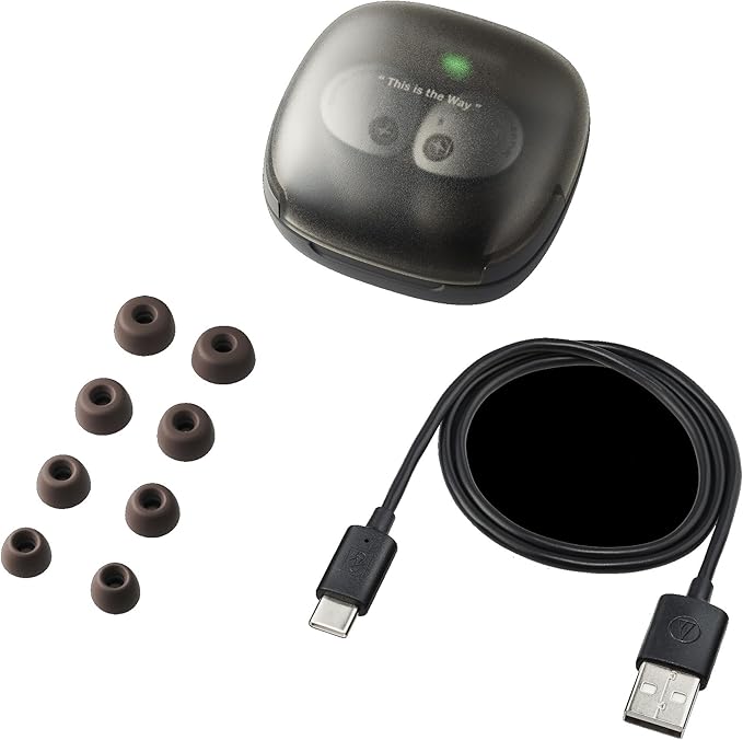 Audio-Technica ATH-CKS50TW2ML Limited-Edition Star Wars The Mandalorian Wireless Earbuds