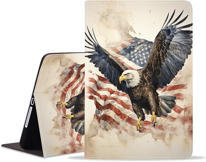 Patriotic American Flag Bald Eagle