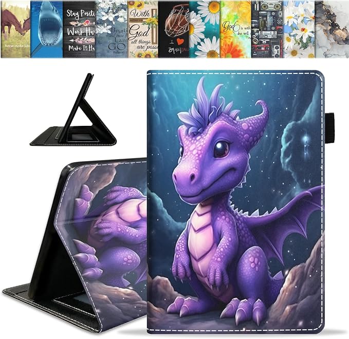 Cute blue little dinosaur