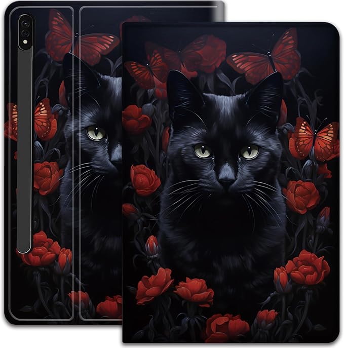 Black Cat and Butterfly