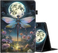 Case for All-New Amazon Kindle Fire HD 10 and Fire HD 10 Plus Tablet (13th/11th Generation 2023/2021 Release) 10.1 Slim Folding Stand Cover with Auto Wake/Sleep Dragonfly Colorful