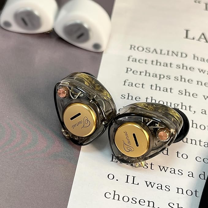 KZ Taurus in Ear Monitor Headphones Horizontal 2DD Gaming Earbuds Wired IEM in Ear Headphones Noise Cancelling Ear Buds Sound Localization in-Ears for Singers Musicians Audiophiles