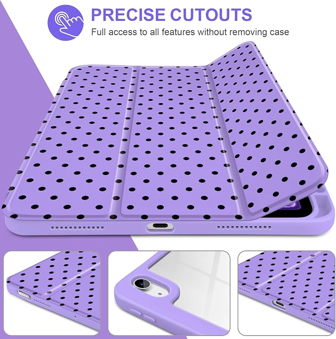 Purple polka dot