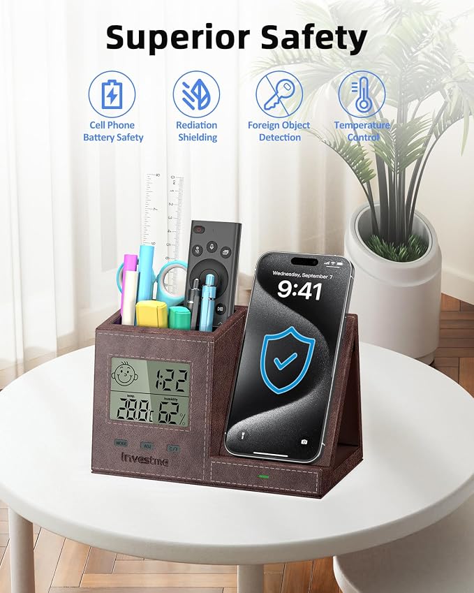 Brown-Digital Clock
