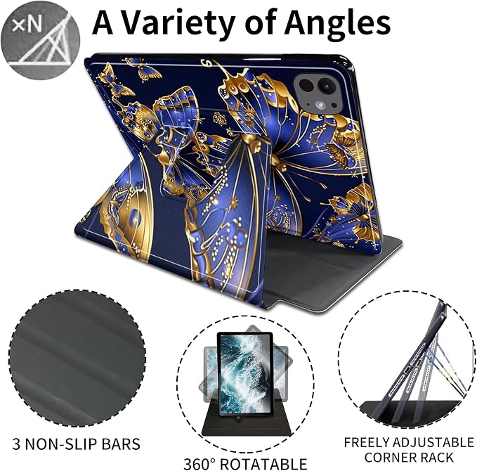 Blue Gold Butterfly