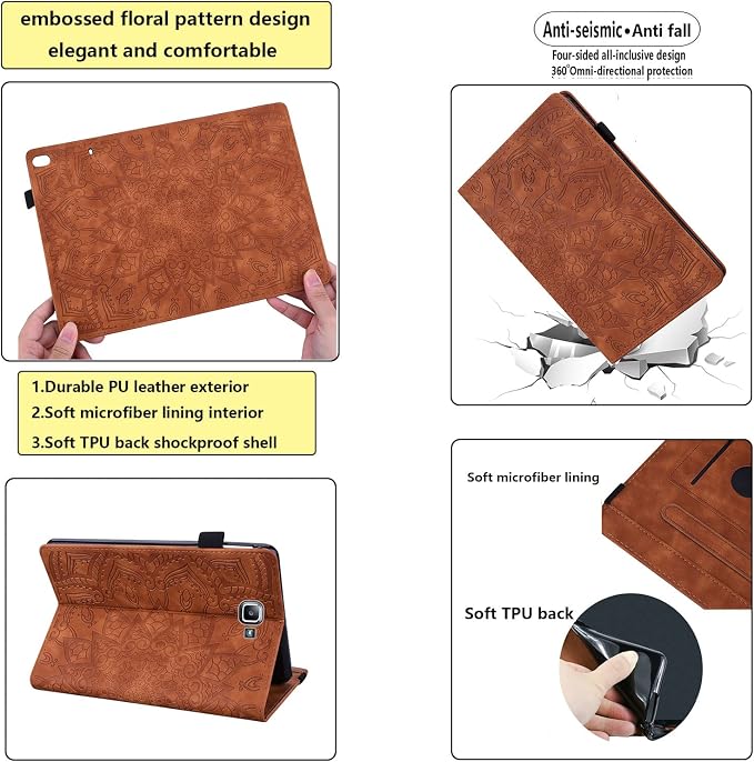 03# Brown Paisley Flower