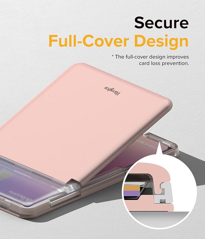 Clear & Peach Pink
