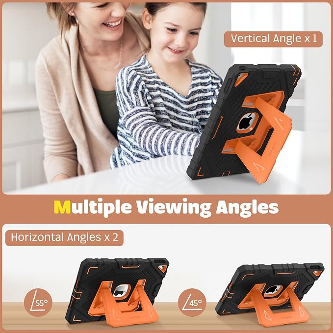 Black/Orange