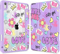 May Chen for iPad (A16) 11th Generation Case 11 Inch 2025 iPad 10th Gen Case 2022 10.9 inch Built-in Pencil Holder with Shockproof Cover Clear Back Shell Auto Wake/Sleep Cute Girl Pattern