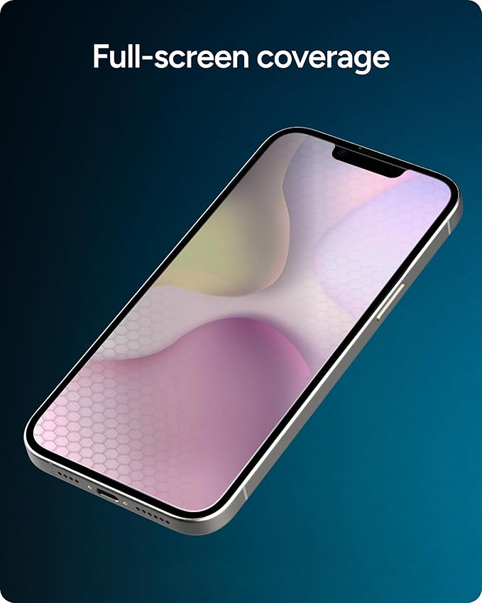 ZAGG XTR4 Screen Protector for iPhone 17e/ 16e/ 14/13/ 13 Pro - 11x Stronger Tempered Glass Blue Light Filtration Anti-Reflective Technology Graphene Reinforced InvisibleShield Easy Installation